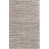 LR Home Bleached Naturals Light Blue/Ivory 81437 5 ft. X 7 ft. 9 in. Rect. Rug