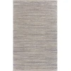 LR Home Bleached Naturals Light Blue/Ivory 81437 7 ft. 9 in. X 9 ft. 9 in. Rect. Rug