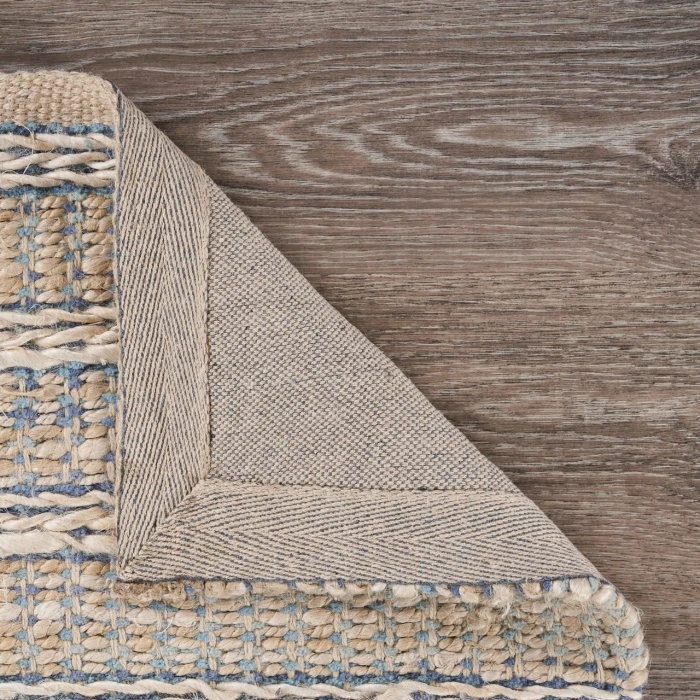 Rugs Town Naturals Blue BLEAC 10ft. x 14ft. Rectangle Rug