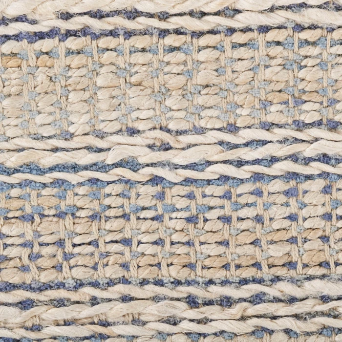 Rugs Town Naturals Blue BLEAC 10ft. x 14ft. Rectangle Rug