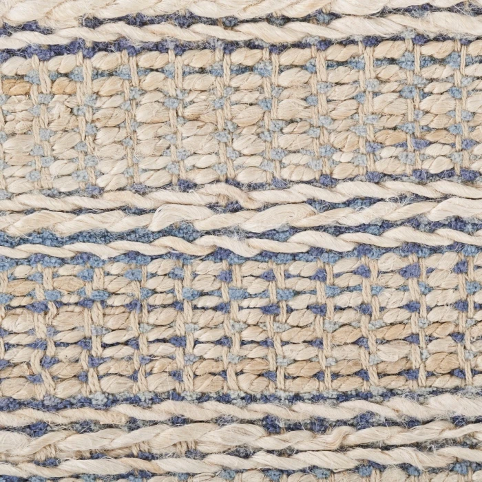 Rugs Town Naturals Light Blue/Ivory 81437 7 ft. 9 in. X 9 ft. 9 in. Rect. Rug