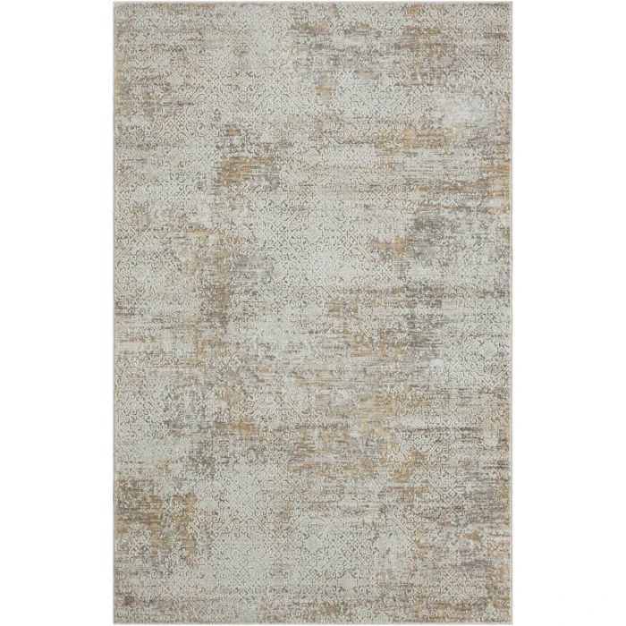 Rugs Town Gray BRISB 6ft. x 9ft. Rectangle Rug