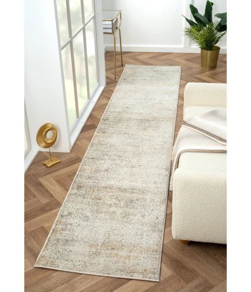LR Home Brisbane Gray BRISB 2ft.9in. x 8ft. Runner Rug