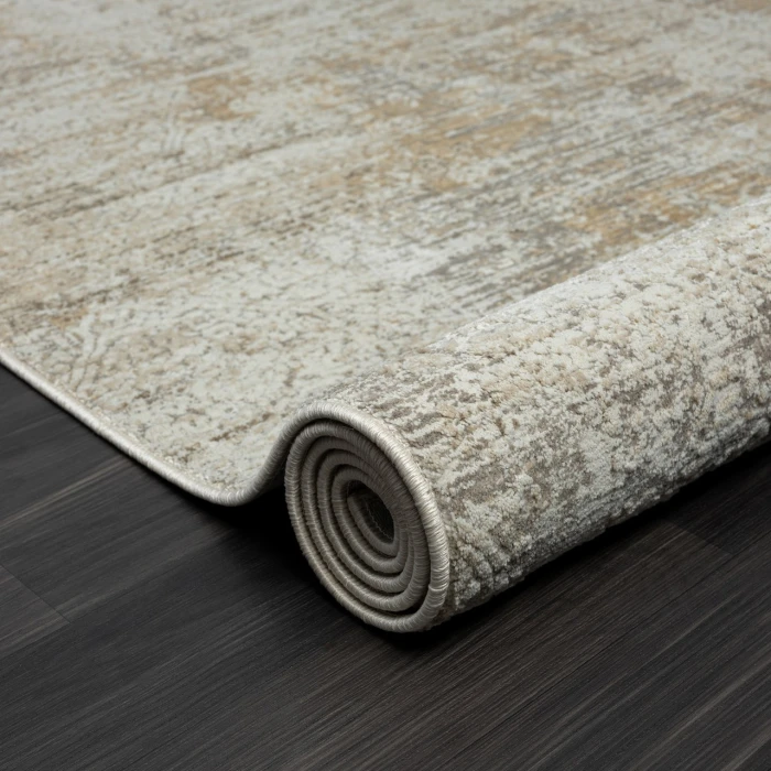 Rugs Town Gray BRISB 2ft.9in. x 8ft. Runner Rug