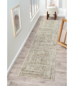 Rugs Town 82284 Beige / Gray 2ft.9in. x 8ft. Rect. Rug