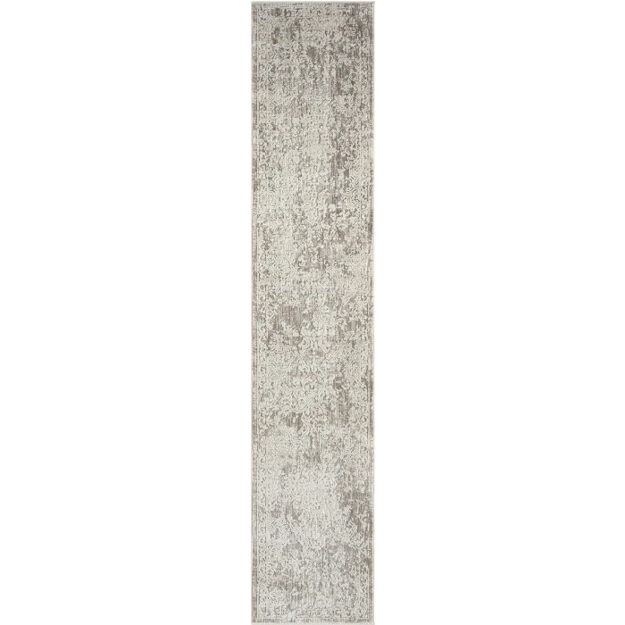 Rugs Town Gray 82285 2 ft. X 10 ft. Rect. Rug