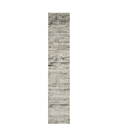 LR Home Brisbane Dark Gray 82286 2 ft. X 10 ft. Rect. Rug
