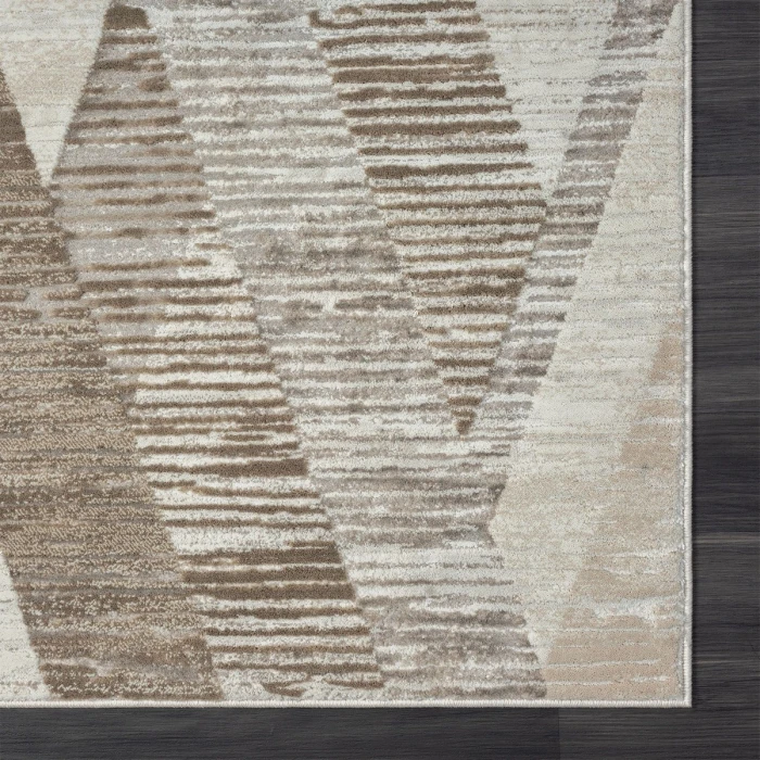 Rugs Town Gray 82287 2 ft. X 10 ft. Rect. Rug