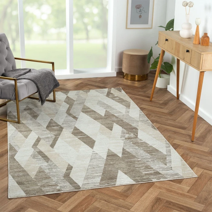 Rugs Town Gray 82287 2 ft. X 3 ft. Rect. Rug