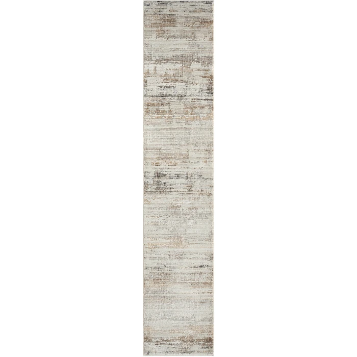 Rugs Town Gray BRISB 2ft.9in. x 8ft. Runner Rug