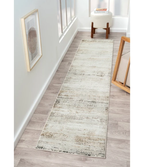 Rugs Town Brisbane Gray BRISB 2ft.9in. x 8ft. Runner Rug