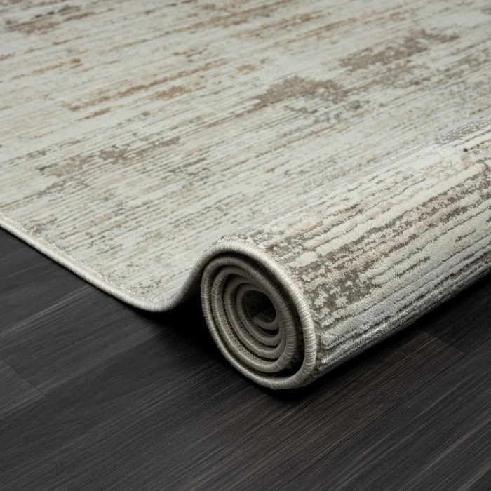 Rugs Town Gray BRISB 2ft.9in. x 8ft. Runner Rug