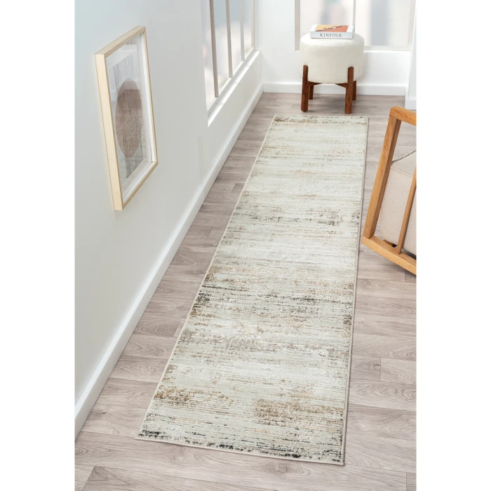 Rugs Town Gray Multi 82288 2 ft. X 10 ft. Rect. Rug