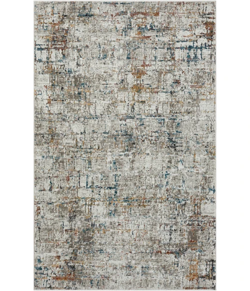 LR Home Brisbane Gray BRISB 6ft. x 9ft. Rectangle Rug
