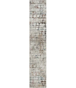 LR Home Brisbane Gray BRISB 2ft.9in. x 8ft. Runner Rug