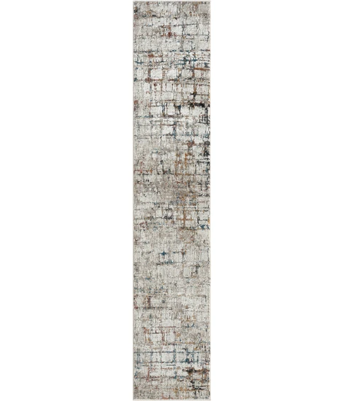 LR Home Brisbane Gray BRISB 2ft.9in. x 8ft. Runner Rug