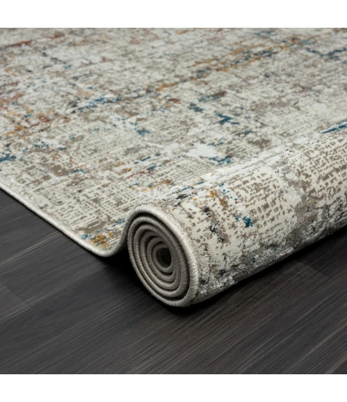 LR Home Brisbane Gray BRISB 2ft.9in. x 8ft. Runner Rug