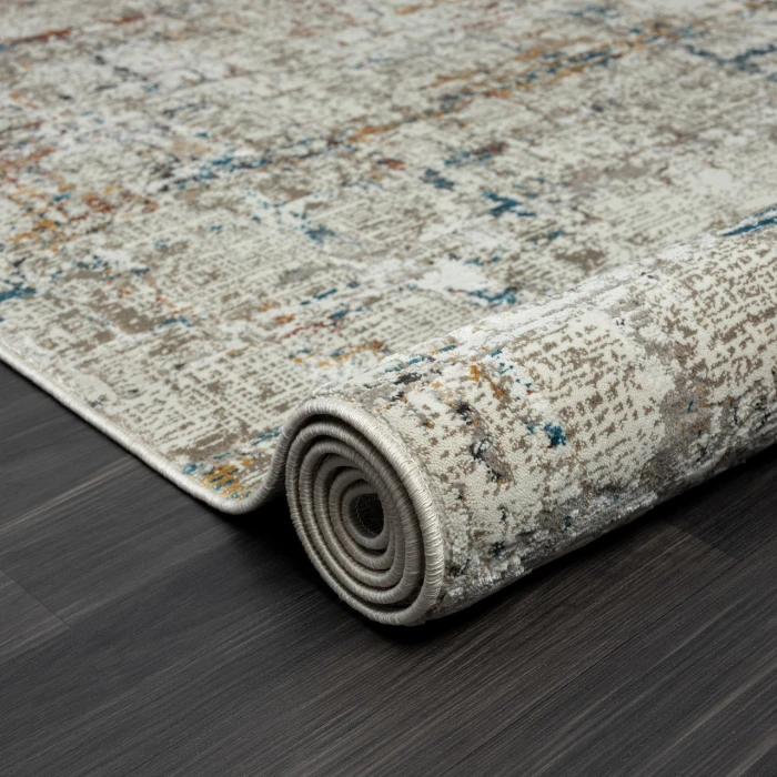 Rugs Town Gray BRISB 9ft. x 12ft.6in. Rectangle Rug