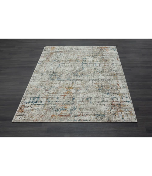 LR Home Brisbane Gray BRISB 2ft.9in. x 8ft. Runner Rug
