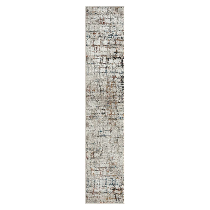 Rugs Town Gray Multi 82289 2 ft. X 10 ft. Rect. Rug