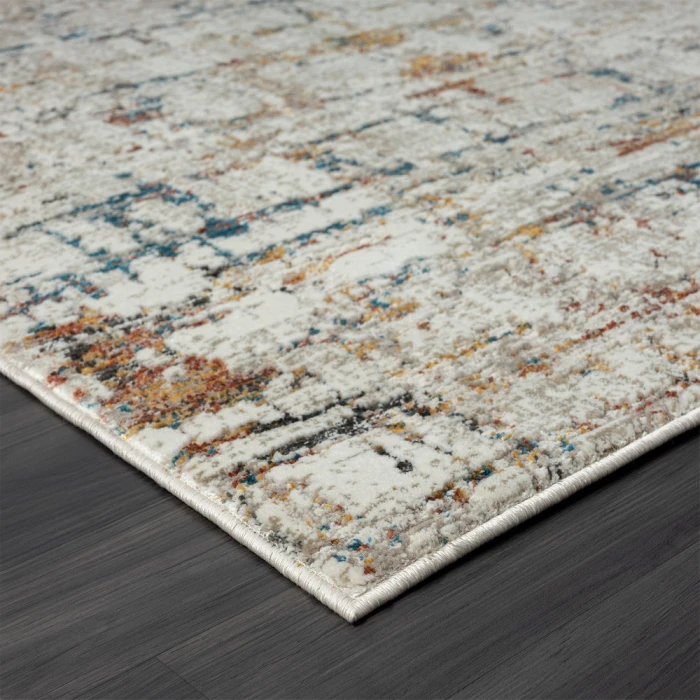 Rugs Town Gray Multi 82289 2 ft. X 10 ft. Rect. Rug