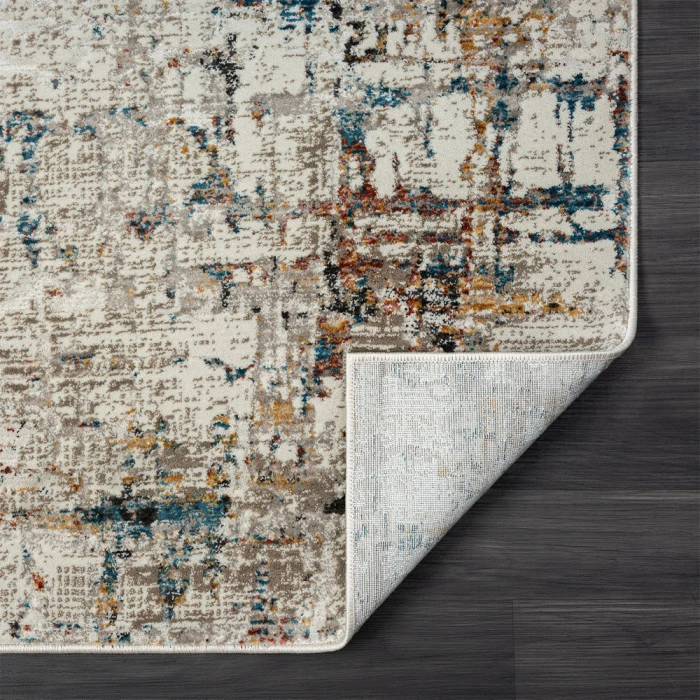 Rugs Town Gray Multi 82289 2 ft. X 10 ft. Rect. Rug