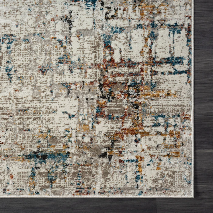 Rugs Town Gray Multi 82289 2 ft. X 10 ft. Rect. Rug
