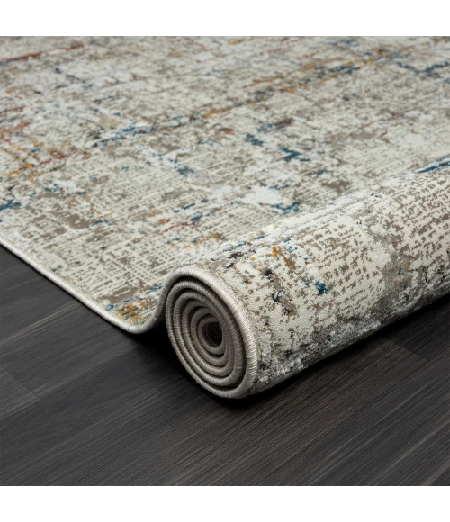 LR Home Brisbane Gray Multi 82289 5 ft. X 7 ft. 11 in. Rect. Rug