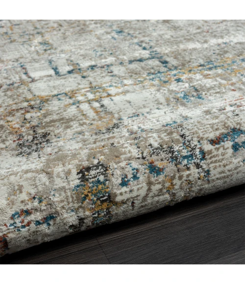 LR Home Brisbane Gray Multi 82289 5 ft. X 7 ft. 11 in. Rect. Rug