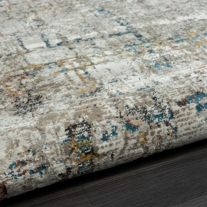 Rugs Town Gray Multi 82289 2 ft. X 10 ft. Rect. Rug