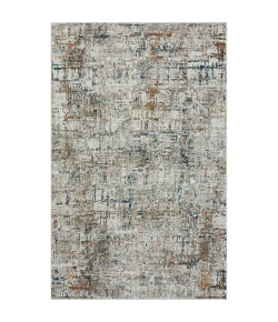 LR Home Brisbane Gray Multi 82289 7 ft. 9 in. X 9 ft. 9 in. Rect. Rug