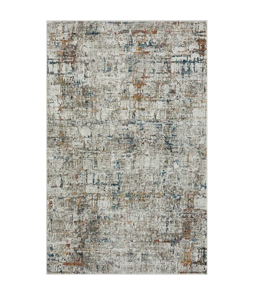 LR Home Brisbane Gray Multi 82289 5 ft. X 7 ft. 11 in. Rect. Rug