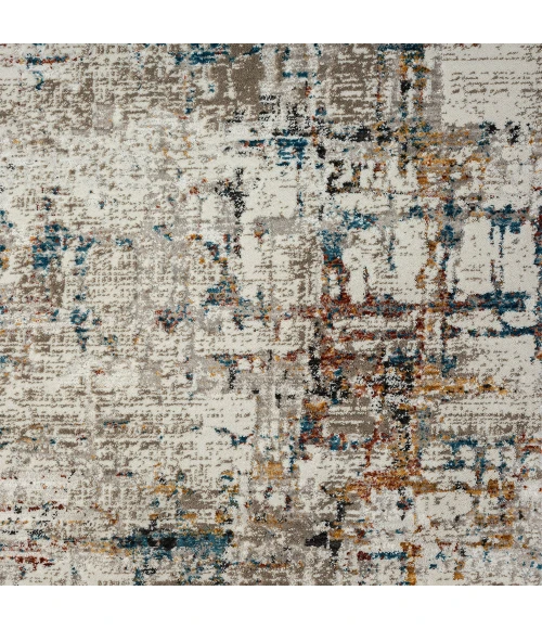 LR Home Brisbane Gray Multi 82289 5 ft. X 7 ft. 11 in. Rect. Rug
