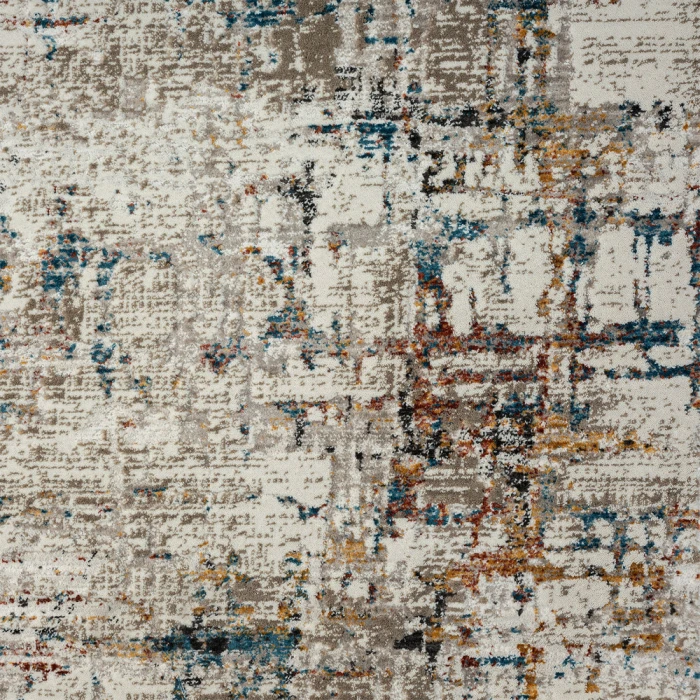 Rugs Town Gray Multi 82289 2 ft. X 10 ft. Rect. Rug