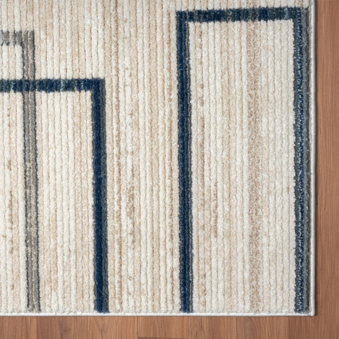 Rugs Town 82135 Cream/ Beige 7'9" X 9'9 Rect. Rug