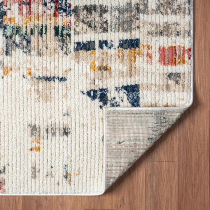 Rugs Town 82136 Cream/ Blue 5'0" X 7'0 Rect. Rug