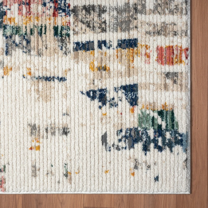 Rugs Town 82136 Cream/ Blue 5'0" X 7'0 Rect. Rug