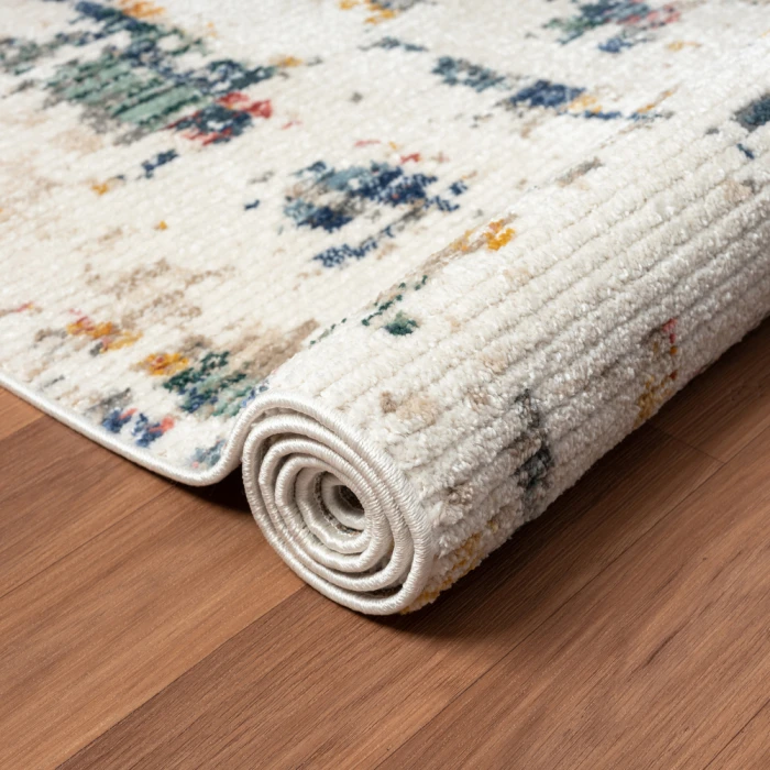 Rugs Town 82136 Cream/ Blue 5'0" X 7'0 Rect. Rug