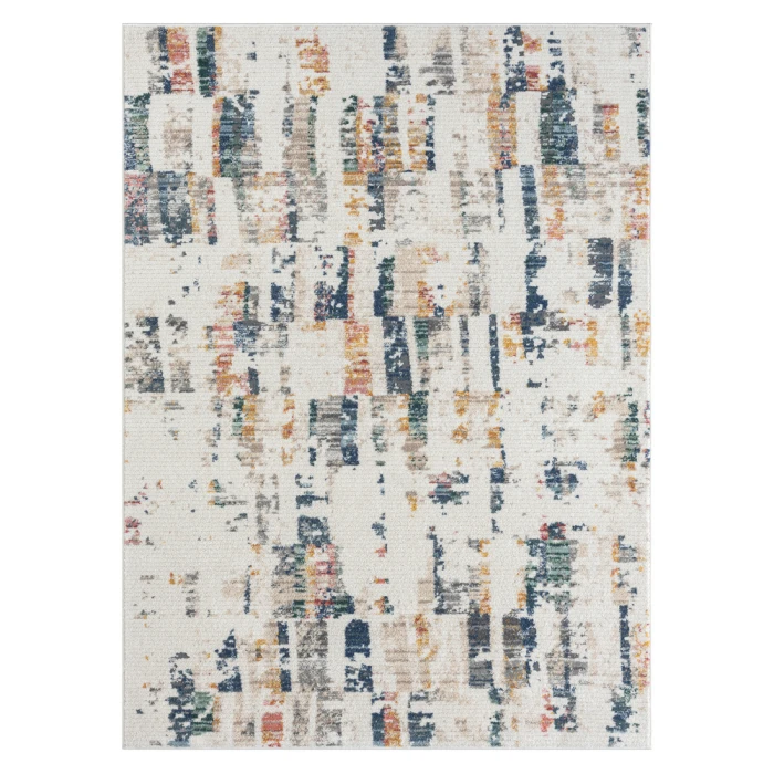 Rugs Town 82136 Cream/ Blue 5'0" X 7'0 Rect. Rug