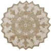 LR Home Bella Rose Beige BROSE 6ft. Round Rug