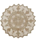 LR Home Bella Rose Beige BROSE 6ft. Round Rug