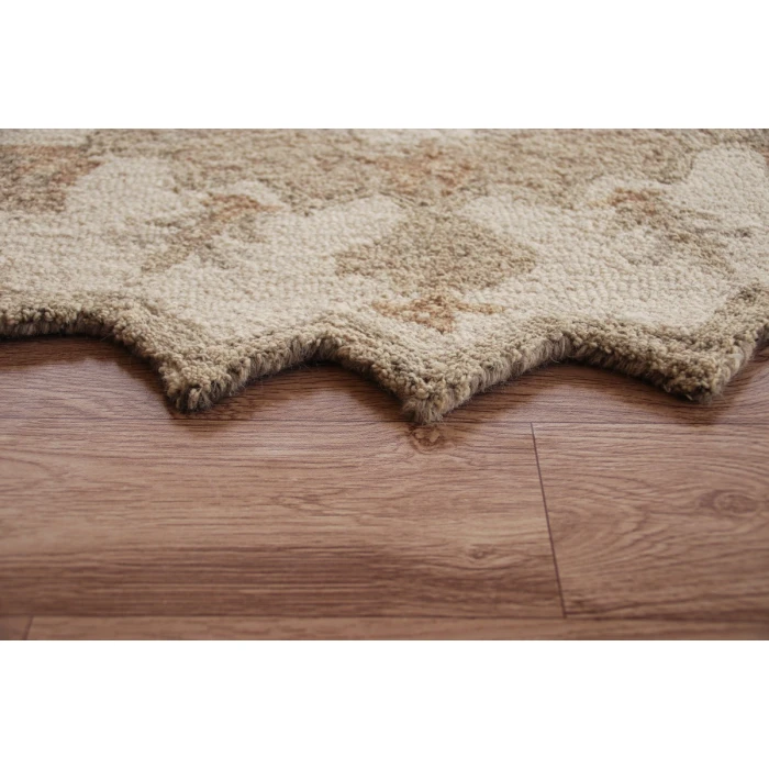 Rugs Town Rose 21706 Beige 3' Round Rug