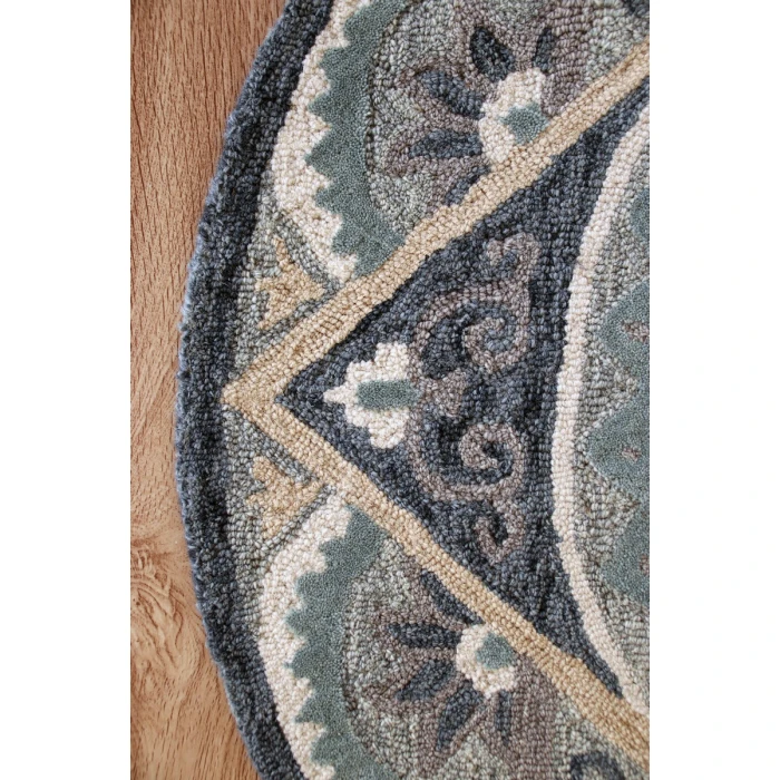 Rugs Town Rose 21708 Multi 3' Round Rug