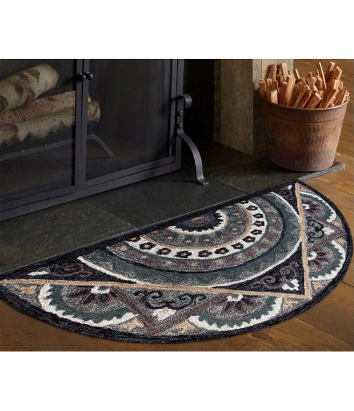 LR Home BELLA ROSE 21708 Multi 2'3" X 3'10 Rect. Rug