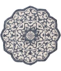 LR Home Bella Rose Blue BROSE 6ft. Round Rug