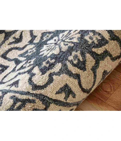 LR Home Bella Rose Blue BROSE 6ft. Round Rug