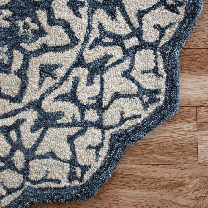 Rugs Town Rose Blue BROSE 6ft. Round Rug
