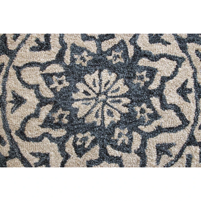 Rugs Town Rose 21709 Beige 3' Round Rug