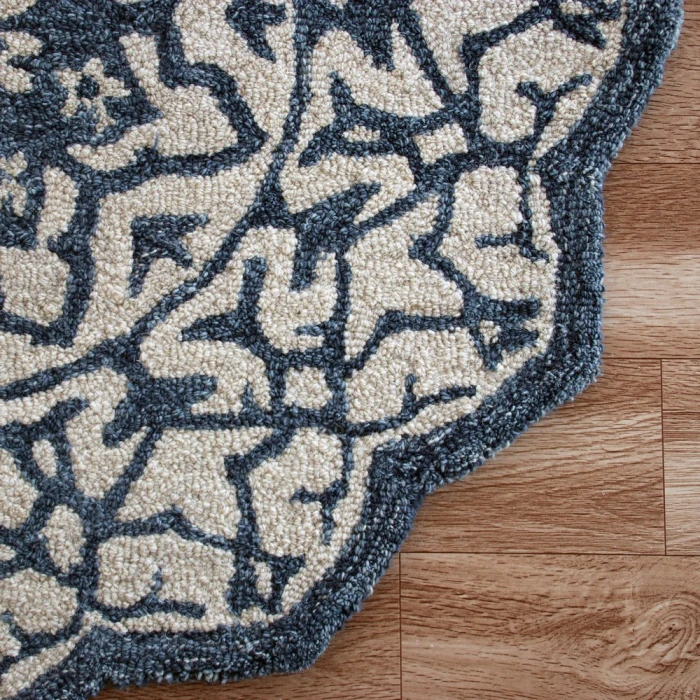 Rugs Town Rose 21709 Beige 3' Round Rug