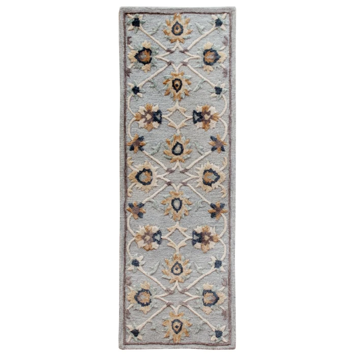 LR Home BELLA ROSE 21710 Gray 2'-3" X 6'-9 Rect. Rug